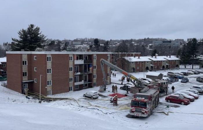 Los bomberos fueron llamados a la Place Genest en Sherbrooke