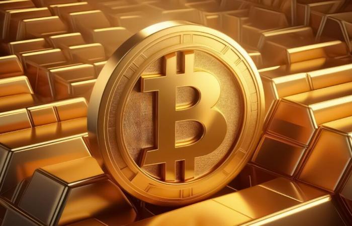 Bitcoin (BTC) sigue batiendo máximos históricos frente al oro, incluso con sus ETF