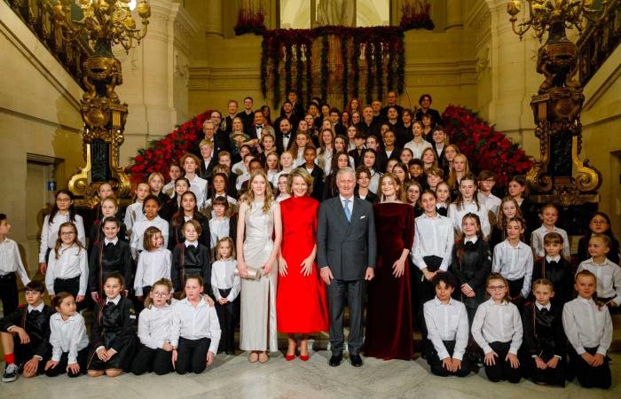 La princesa Isabel de terciopelo y la princesa Éléonore de plata acompañarán al rey Felipe y a la reina Matilde al concierto de Navidad