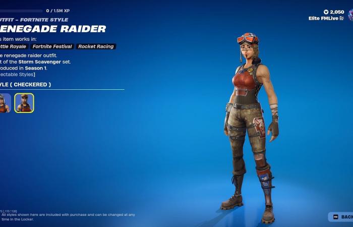 Comunidad indignada por el regreso del Renegade Raider a la Tienda de Artículos