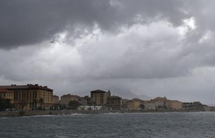 Córcega puesta en vigilancia naranja por “viento” desde la noche del jueves al viernes