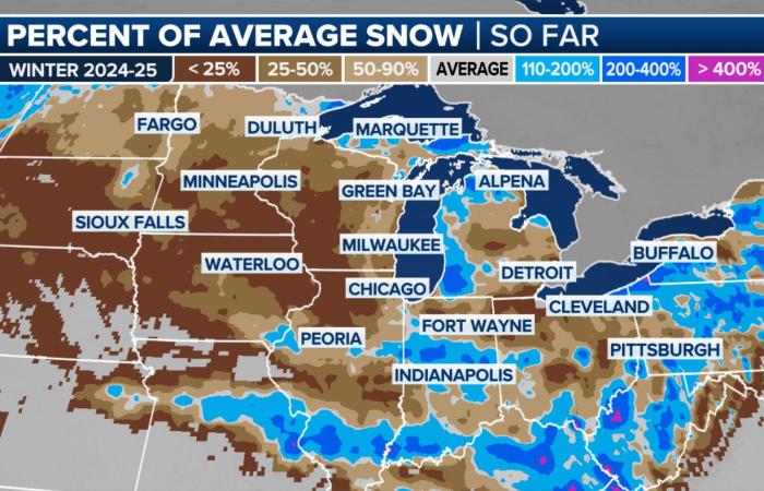 Minneapolis y partes del Alto Medio Oeste se preparan para las nevadas más intensas de la temporada hasta el momento