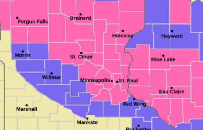 Aviso de clima invernal emitido para el centro oeste de Minnesota – West Central Tribune