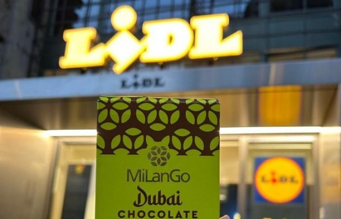 Chocolate Dubai disponible en Lidl Suiza