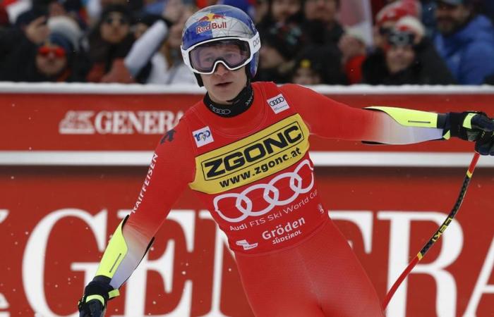 Odermatt es tercero en la Super G disputada en Val Gardena y ganada por Casse