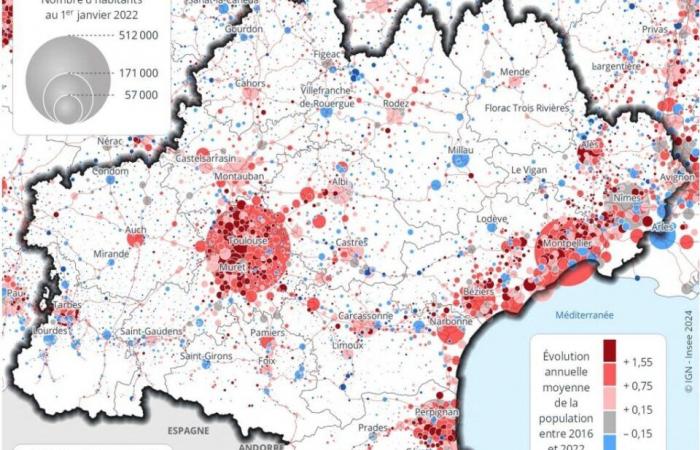 Población. Alto Garona es el departamento que gana más habitantes en Francia continental