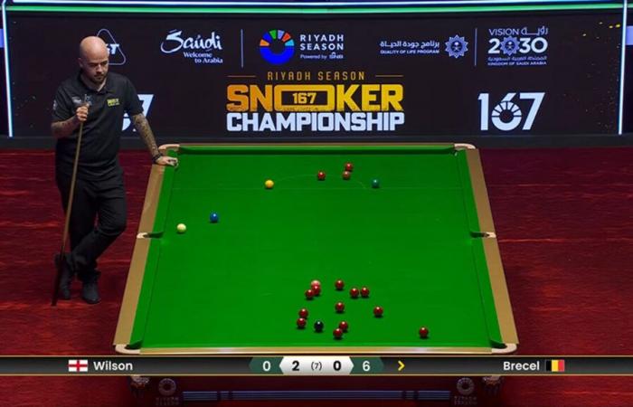 Luca Brecel, con suerte, supera al campeón mundial Kyren Wilson y llega a semifinales en Arabia Saudita