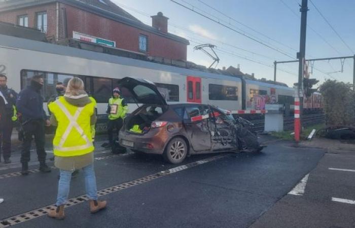 Un tren choca contra un vagón en Wavre: un herido, el tráfico ferroviario interrumpido