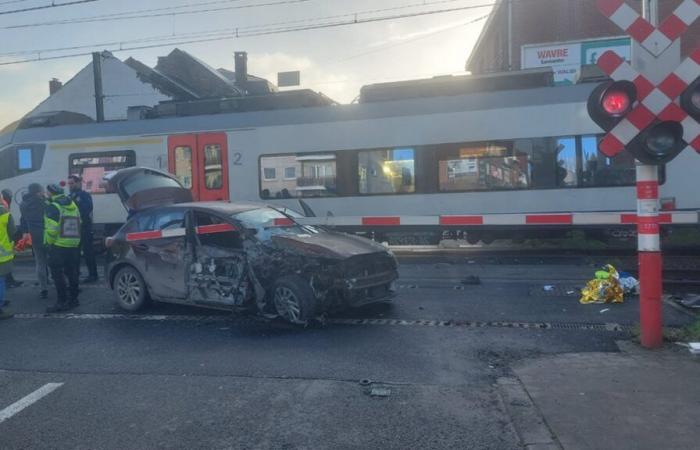 Un tren choca contra un vagón en Wavre: un herido, el tráfico ferroviario interrumpido