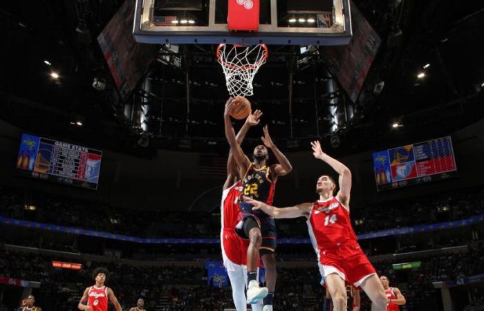 Andrew Wiggins y Steph Curry calificados en la derrota de los Warriors ante los Grizzlies