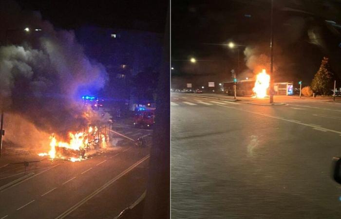 los bomberos están en el lugar