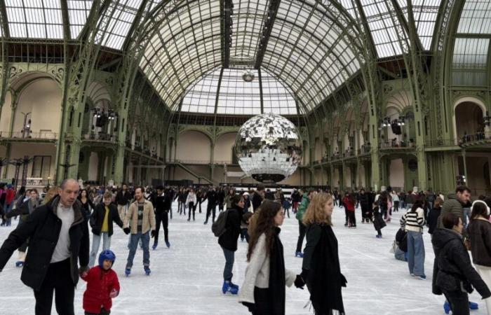 Después de los Juegos Olímpicos, el Grand Palais se transforma en una pista de hielo XXL