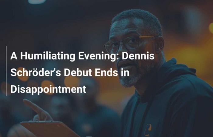 Una velada humillante: el debut de Dennis Schröder termina en decepción