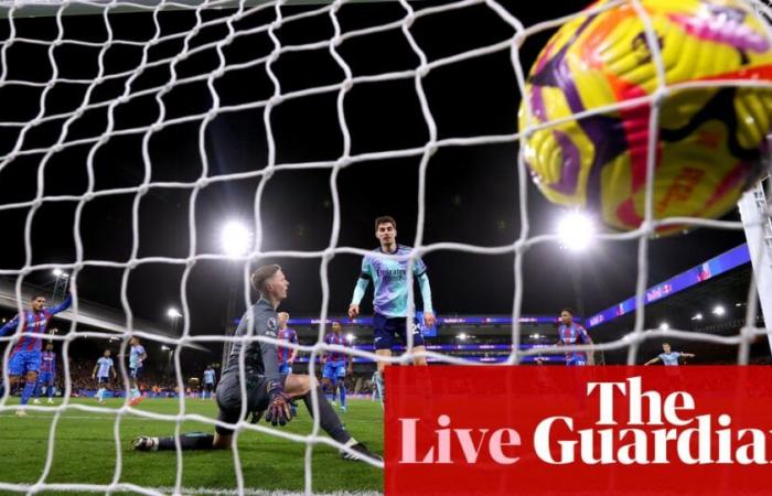 Crystal Palace 1-5 Arsenal: Premier League – en vivo | primera división