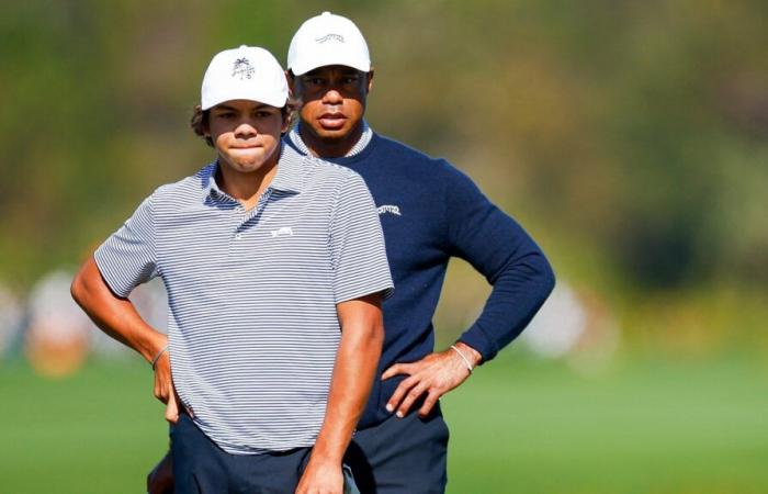 Golf: una ronda de 59 para Tiger y Charlie Woods en el Campeonato PNC