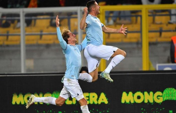 Lecce-Lazio 1-2, Baroni triunfa con Castellanos y Marusic