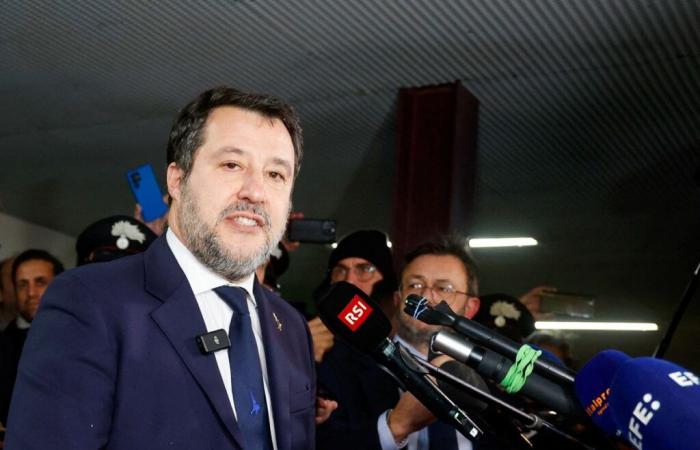 El viceprimer ministro Matteo Salvini, absuelto en su juicio por secuestro de migrantes en el mar