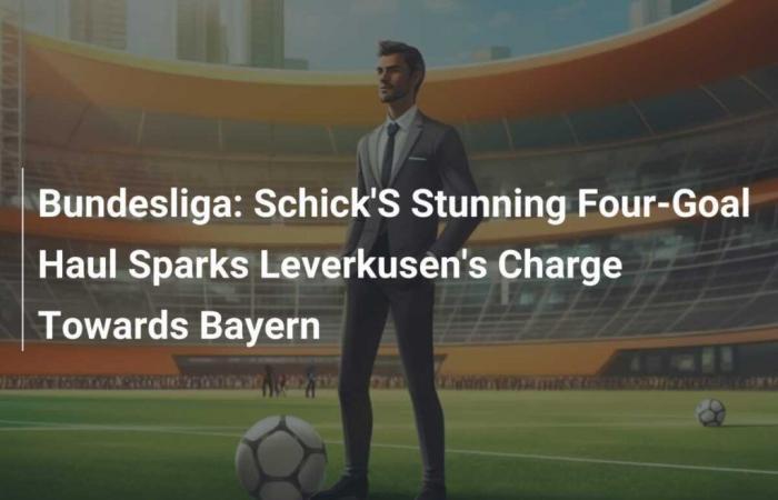 Bundesliga: Los cuatro fantásticos goles de Schick encienden la carrera del Leverkusen hacia el Bayern