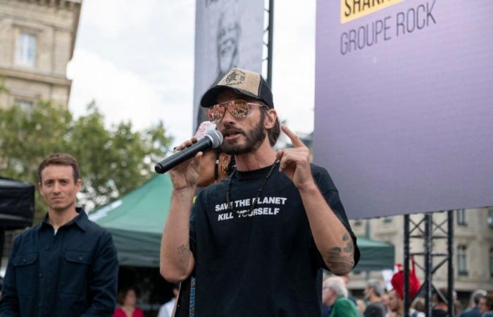 El líder de Shaka Ponk derrama su bilis anti-RN sobre el servicio público con la bendición de Nagui