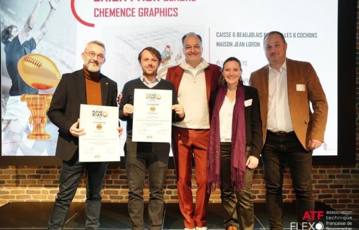 Saica Pack Beaune gana 3 premios en Flexostars 2024