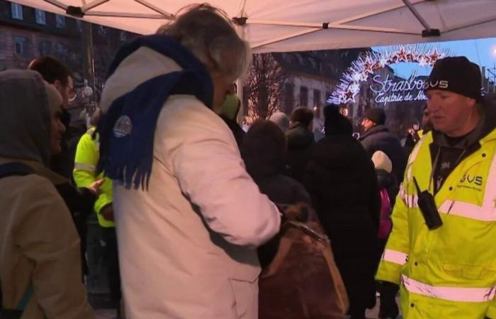 El sistema de seguridad reforzado en el mercado navideño de Estrasburgo