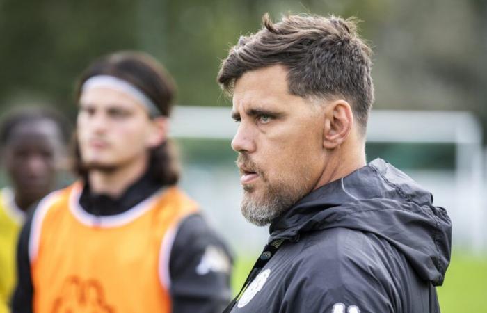 El enfado de Bryan Bergougnoux tras la cancelación de la 32ª final entre Tours FC y Lorient