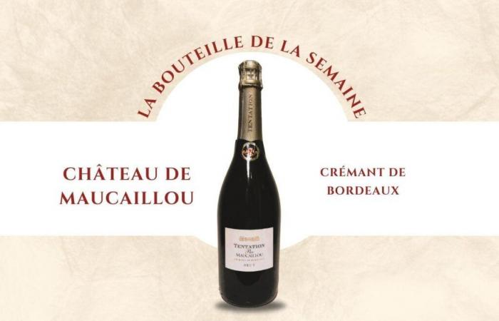 La Tentation du Château de Maucaillou, un Crémant de Bordeaux de alta gama, perfecto para fiestas