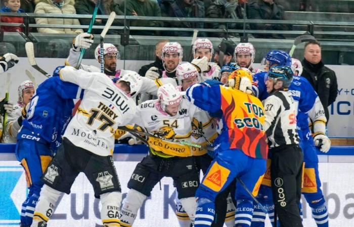 Hockey: No está bien en Zug, Ajoie pierde el partido y Turkulainen