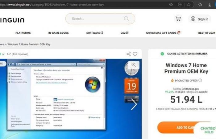 Comprar claves de Windows “usadas” en Kinguin: sí, funciona (con un inconveniente)