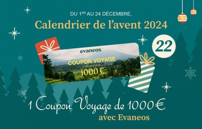 ¡Intenta ganar un bono de viaje Evaneos por valor de 1.000 euros para el año 2025!