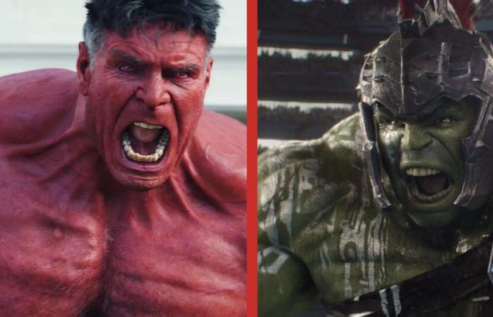 Aquí está quién de Red Hulk y Hulk es el más fuerte.