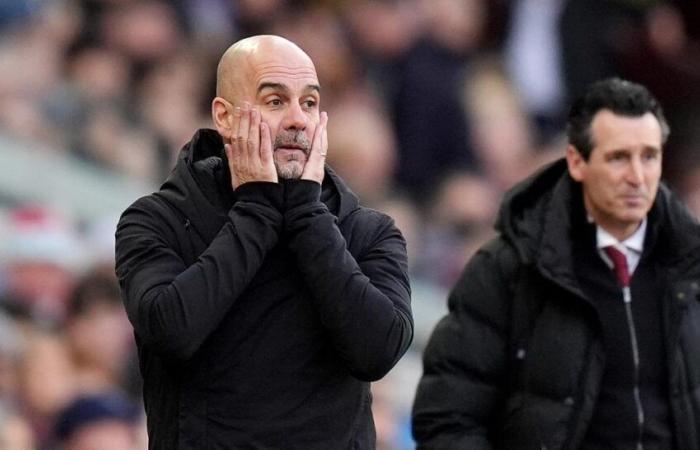 Nuevo desastre para el Manchester City en Villa, ¿Guardiola amenazado?