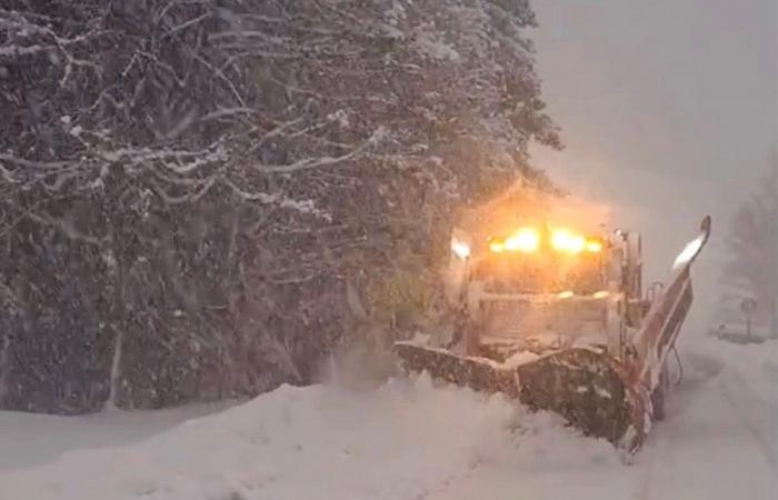 ¡Nueva tormenta de nieve en las montañas!