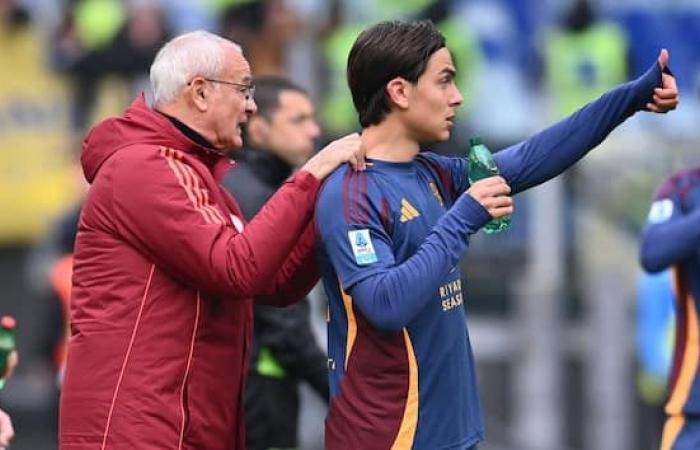 Roma-Parma, Ranieri: ‘¿Dybala? Sé que quiere quedarse, él está bien con nosotros y yo estoy con él’