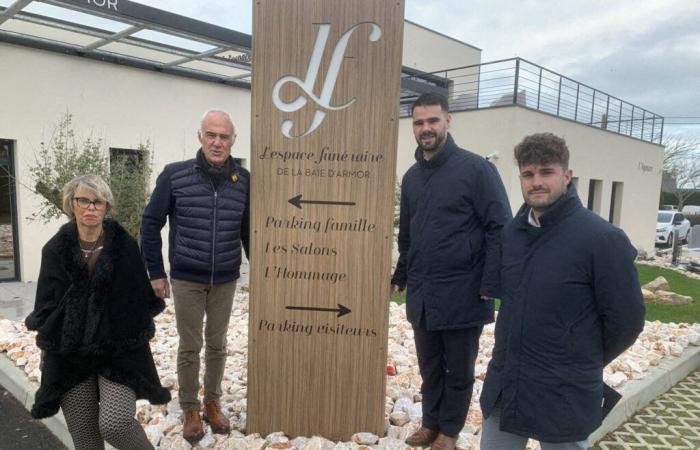 Se ha abierto un nuevo espacio funerario cerca de Saint-Brieuc con una gran sala de ceremonias