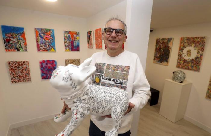 El artista de Menton Christophe Ausello inauguró su propia galería de arte