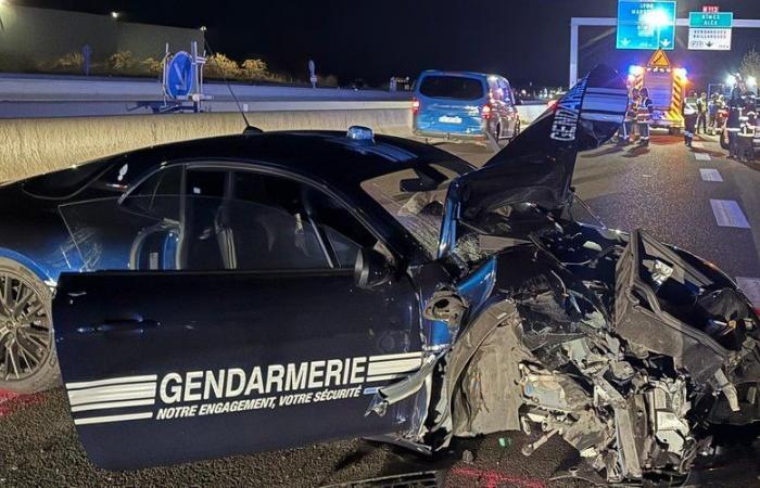 Accidente mortal en la A709 el sábado por la noche entre Montpellier y Nimes: los gendarmes perseguían al motociclista, controlado a 139 km/h