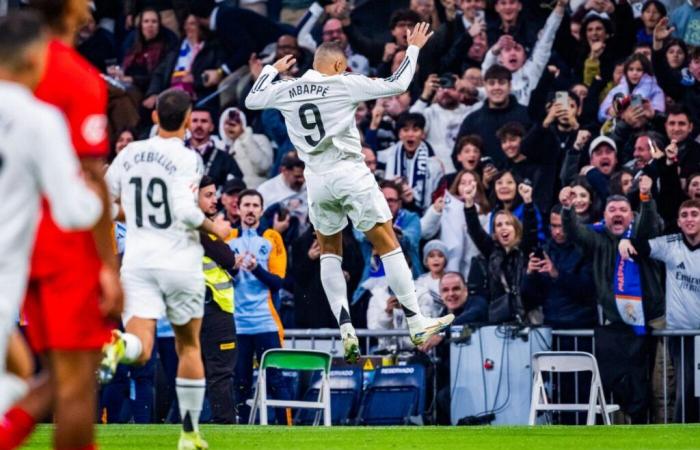 El Real Madrid de Kylian Mbappé vence al Sevilla y dobla al Barcelona – Liga – J18 – Real Madrid-Sevilla (4-2)