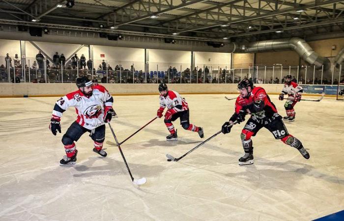 Hockey sobre hielo: en la 3.ª división, Nîmes agobiado por su segundo tercio ante el Niza