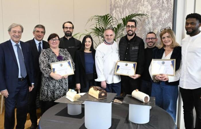 Estos tres troncos de Navidad llevan la firma de Altos del Sena