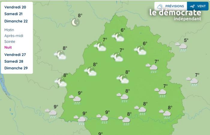 Dordoña. ¿Cómo estará el tiempo este domingo 22 de diciembre?