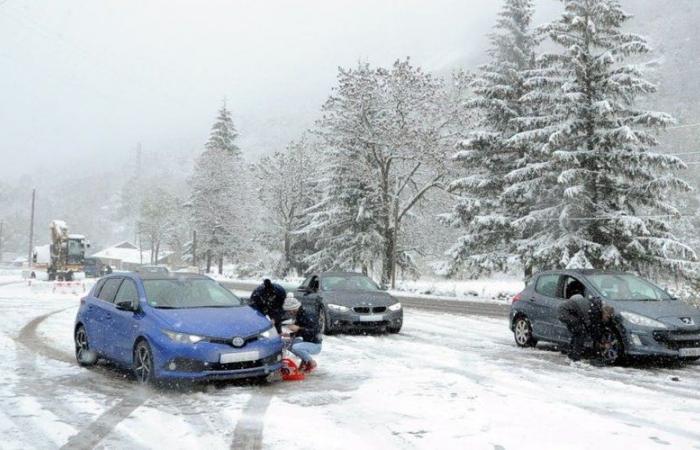 Alerta por fuertes nevadas y fuertes vientos en Ariège, el acceso al Pas de la Casa se cierra a las 17.00 horas.