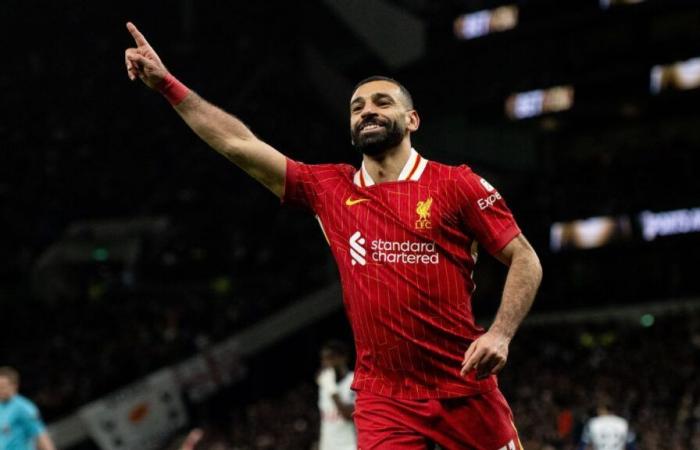 Salah del Liverpool establece récord de goles y asistencias en la Premier League