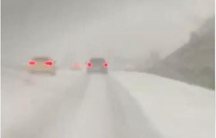 El tiempo en Yonne: una impresionante tormenta de nieve sorprende a los automovilistas de la A5