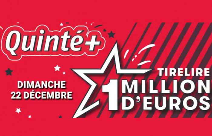 1 millón de euros este domingo 22 de diciembre + 100.000 € en PMU.fr con e E-Quinté