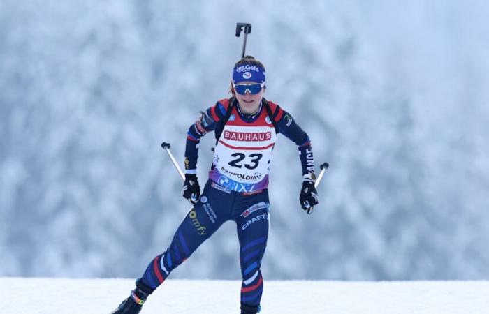 Copa del Mundo de Biatlón 2024/25 en Annecy – Le Grand Bornand: Jeanne Richard tiene una décima parte del podio de salida masiva