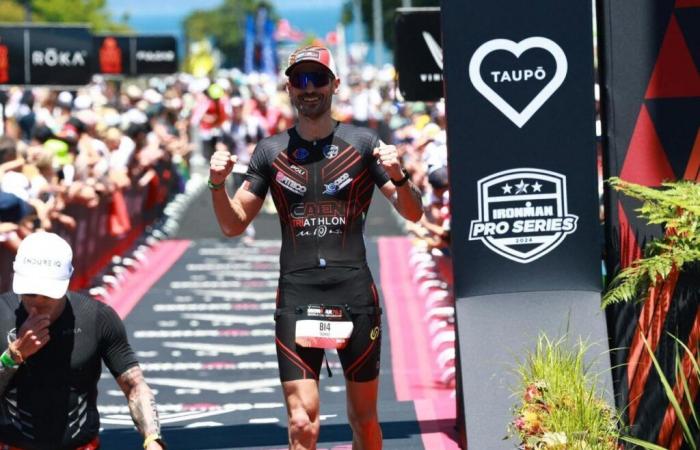 Triatlón. En Nueva Zelanda, Thomas Mortagne del Triatlón de Caen vivió su sueño