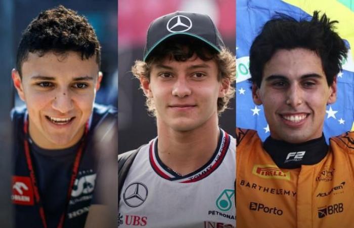 quiénes son los novatos que iniciarán su carrera en la F1 en 2025