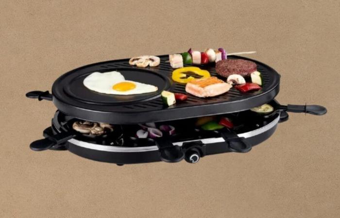 Esta máquina de raclette multifunción está a bajo precio en Cdiscount, aprovéchala este fin de año