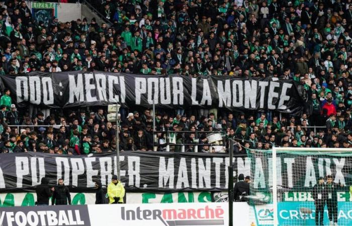 El mensaje a gritos de los seguidores del Saint-Etienne contra el OM